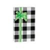 Buffalo Plaid Black Wrapping Paper, 24"x417' Counter Roll