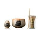 thumbnail image 4 of Kit para preparar té matcha con batidor y cuenco, cerámica artesanal y bambú, utensilios únicos de regalo con soporte para batidor cuenco para matcha. cuenco 12x85cm, 4 of 8