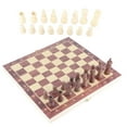 thumbnail image 3 of Juego De Ajedrez, Tablero Plegable De Madera Portátil, Juguete De Juego De Escritorio Para, 3 of 7