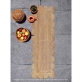 thumbnail image 2 of Runner Rug - Scalloped Runner Rug, Jute Runner Rug, Bohemian Scallop Rug, Natural Jute Rug, Scalloped Jute Rug, Jute Scallop Rug, Custom Rug, 2 of 5