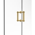 thumbnail image 6 of Contemporary 6 Inch Back to Back Shower Door Pull with Dotted Accent, 6 of 7