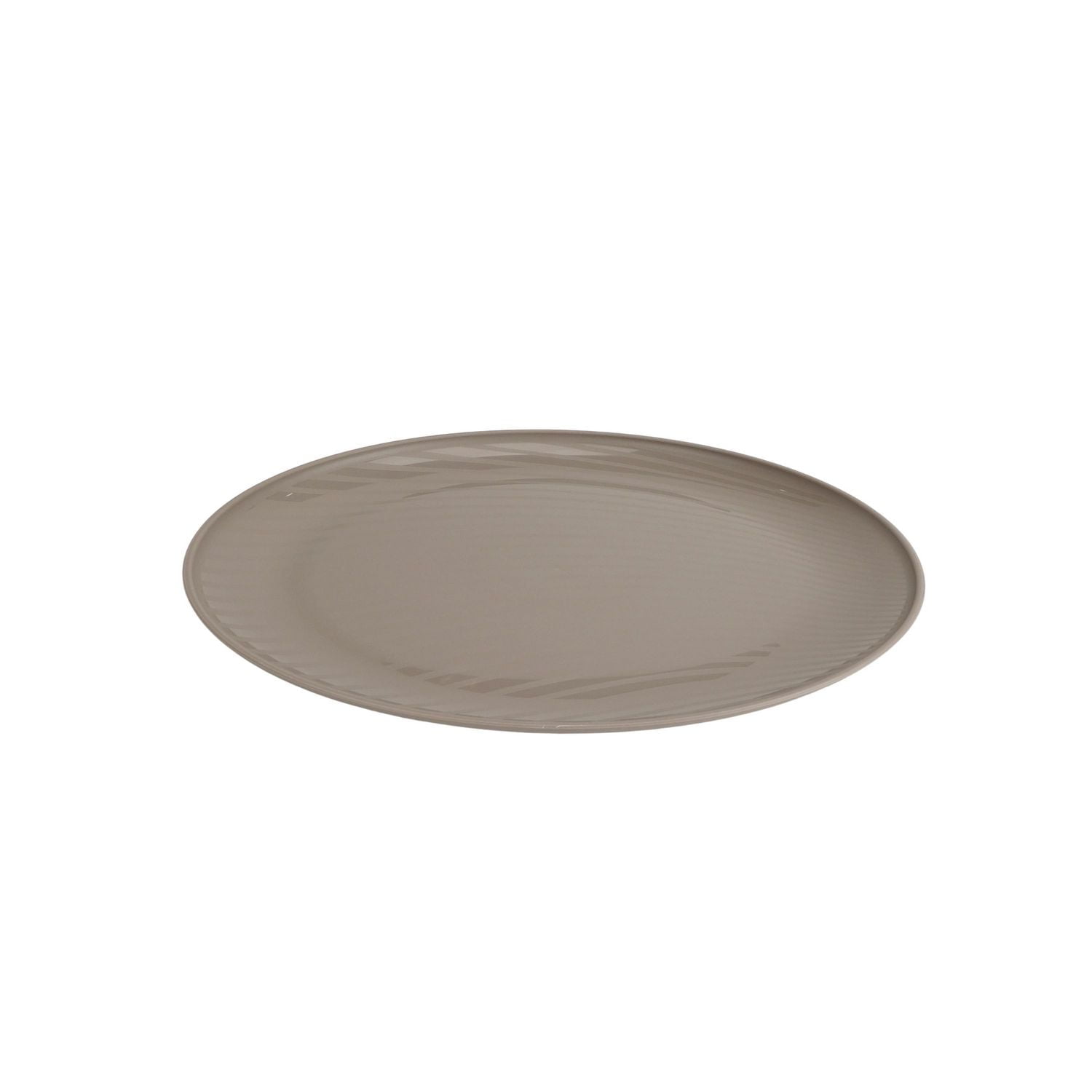Mainstays Washed Stone Polypropylene Round Plate 1pc
