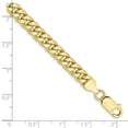 thumbnail image 3 of Primal Gold 10 Karat Yellow Gold 6mm Semi-solid Miami Cuban Chain, 3 of 11