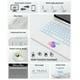 thumbnail image 3 of Funda con teclado CHESONA para iPad 10th Gen 10.9" 2022 Blanca, 3 of 9
