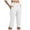 Z1-White, variant on YDFCWXW Capri Pants for Women Stretch High Waisted Crop Pants Summer Casual Capris Yoga Pants Navy, S