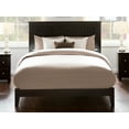 thumbnail image 3 of AFI Nantucket Queen Low Profile Wood Platform Bed Frame with Cottage Headboard, Espresso, 3 of 7