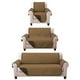 thumbnail image 2 of Juego de Protector Cubre Sala Melocotton Hogar Doble Vista Capitonado CHOCO-CAMEL, 2 of 3