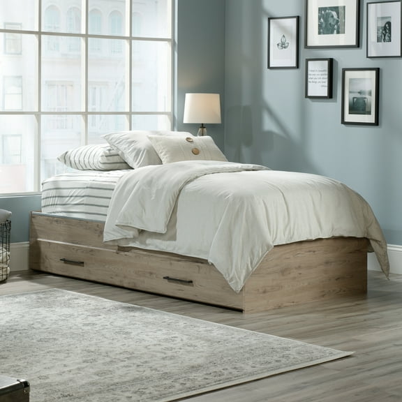 Sauder Summit Station Mate's Bed, Laurel Oak Finish