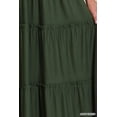 thumbnail image 5 of Zenana Women & Plus Relaxed Fit V-Neck Cami Full Length Tiered Boho Maxi Long Dress w/ Side Pockets, 5 of 5
