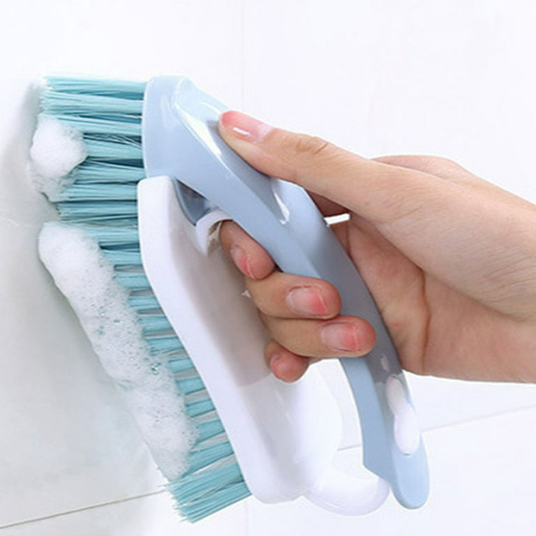 1Pcs Random Color Scrub Brush Multipurpose Laundry Cleaning Brush Clothes Washing Brushes with Handle, Size: 15.8