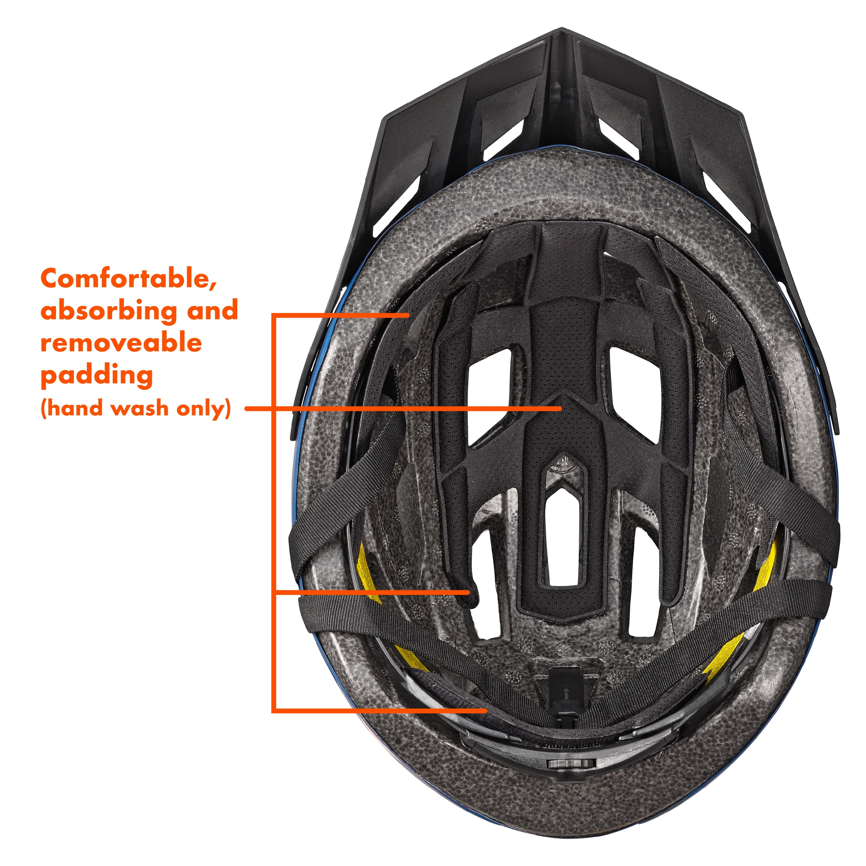 Ozark Trail Adult Bike Helmet, Blue, Adjustable, Ages 14+