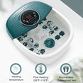 thumbnail image 2 of MaxKare Foot Spa Bath Massager with Heat, Bubbles, and Vibration, Digital Temperature Control, Foot Soak Rollers, Green, 2 of 8