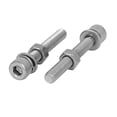thumbnail image 2 of M5 x 35mm Tornillos de cabeza hexagonal de acero inoxidable 304 con tuercas y arandelas 10 juegos, 2 of 2