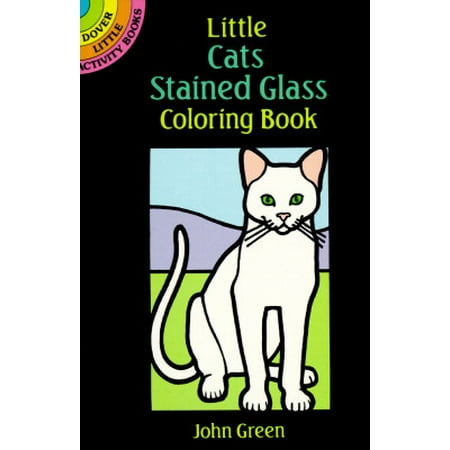 Little Cats Stained Glass Coloring Book