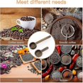 thumbnail image 3 of Ventas promocionales Paquete de 2 cucharas de café de madera con forma de grano de café, 3 of 5