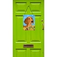 thumbnail image 2 of Dachshund in Summer Flowers Wall or Door Hanging Prints, 2 of 2