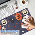 thumbnail image 4 of Long Mouse Pads for Desk,Dark Blue Pumpkin Ghost Halloween Desk Mats on Top Of Desks, Desk Mouse Pad Extra Large with 3mm Non-Slip Base and Stitched Edge for Gaming,Work,Home 31.5"x11.8", 4 of 5