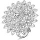 thumbnail image 1 of ShiYe toys store 12 piezas de anillos de servilletas de flores de aleación de diamantes de imitación florales, anillos de servilletas de diamantes de imitación de cristal, soportes de anillos de servi, 1 of 5