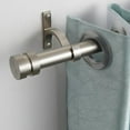 thumbnail image 6 of 16-150 inch Long Adjustable Matte Nickel Curtain Rods,1 inch Diameter Splicing Heavy Duty Rod Set with Aluminum Finals for Windows, Door, Drapery, 6 of 14