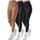 thumbnail image 1 of Set 3 Mallones Mujer Leggings Stretch Leggins Mayon Mallas, 1 of 9