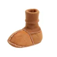 thumbnail image 5 of Zapatos de bebé de lana gruesa, botas de algodón de fondo suave, calzado infantil cálido de invierno, zapatos de piel sin caída para 3-6-12 meses de edad, 5 of 5