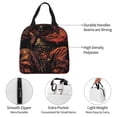 thumbnail image 4 of Bingfone Dark Skull King Throne Print Lunch Bag Insulated Lunch Box, Small Leakproof Cooler Food Lunch Containers Reusable High Capacity Lunch Tote Bags for Work, Travel, Outdoor, 4 of 6