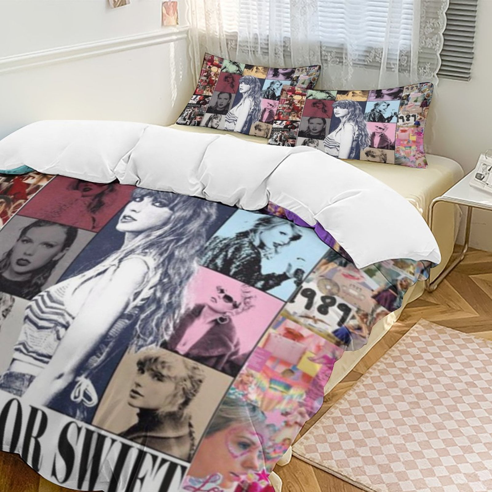 Taylor Swift Bedding Sets The Eras Tour Duvet Cover And Pillowcases  Swifties Bedroom Decorations Gift Taylors Albums Blanket And Pillow Covers  - Laughinks