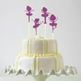 thumbnail image 2 of Worgeous Purple Ballet Girl Cupcake Toppers for Birthday Cake Decoration Bridal Shower Party Supplies Paper 8PCS, 2 of 8