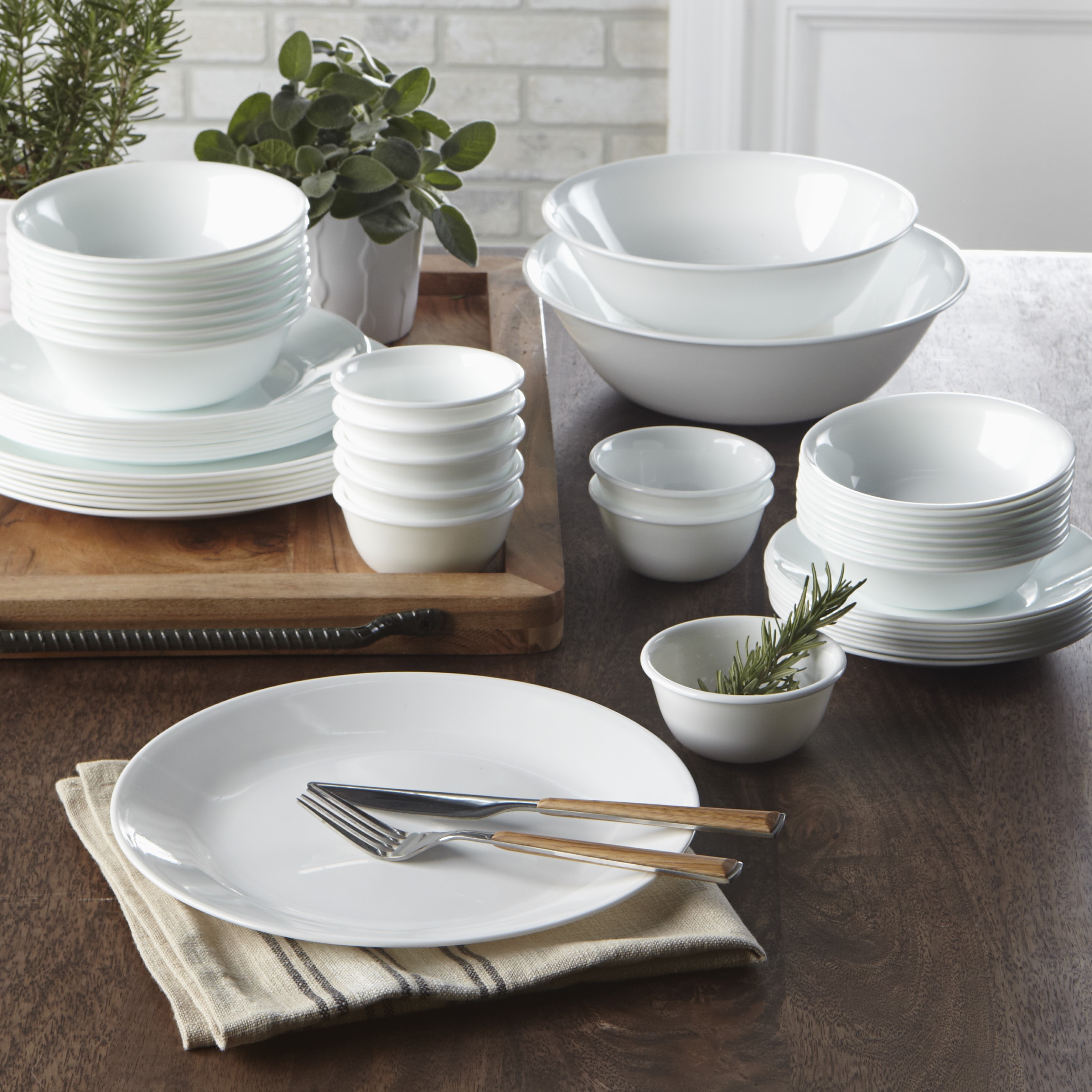 Corelle Winter Frost White 12-Piece Dinnerware Set photo 7