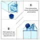 thumbnail image 3 of 1 botella de bebida vacía de 500 ml, botella de almacenamiento, botella de leche de plástico transparente., 3 of 6