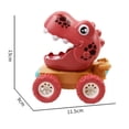 thumbnail image 3 of SHELLTON 3 Pack Dinosaur Toys, Pull Back Dinosaur Cars for Kids, Pull Back Vehicles Toys for Age 3-7 Boys Toy, Cars Dinosaurs Party Favor Easter Gifts for Boys, 3 of 8