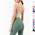 thumbnail image 2 of Chaleco de ropa de yoga desnudo, ropa interior deportiva para pilates, sujetador de yoga sexy de verano para mujer para fitness y espalda, 2 of 4