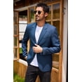 thumbnail image 3 of COOFANDY Mens Casual Blazer Lightweight Sports Coat Two Buttons Two-Button Suit Jacket, 3 of 6
