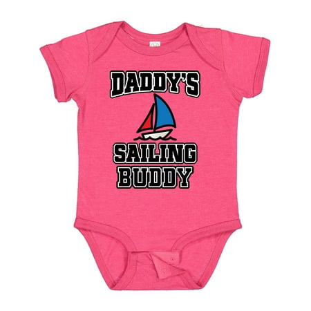 

Inktastic Daddy Sailing Buddy Sailboat Gift Baby Boy or Baby Girl Bodysuit