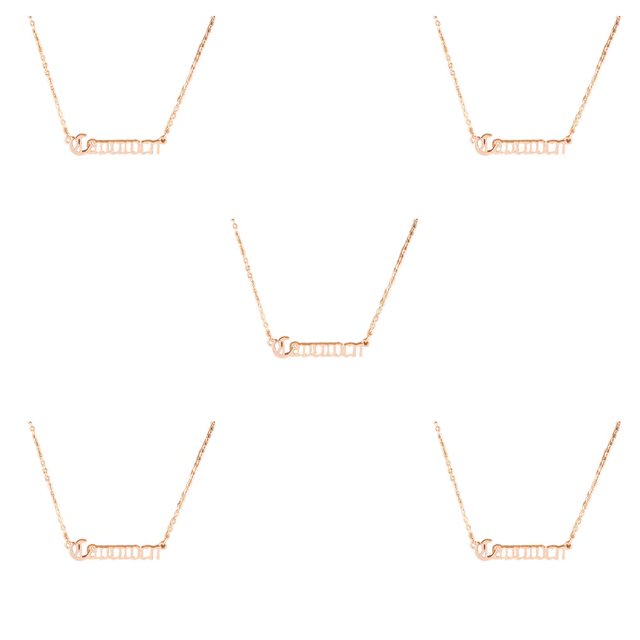 Sonducket Doce signos del zodiaco carta encanto constelaciones tema amistad collar elegante con tarjeta de exhibición colgante oro rosa capricornio Capricornio 5piezas Sonducket CBP300923