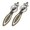 thumbnail image 2 of Ink plants Vintage Copper Crown-Shaped Bookmarks: Stainless Steel Reading Accessories - Gift Set for Book Lovers, 2 of 5