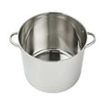thumbnail image 3 of 20 Quart Stainless Steel Stock Pot with Glass Lid Encapsulated Bottom Stay Cool Handles Dishwasher Safe for All Cooktops, 3 of 6