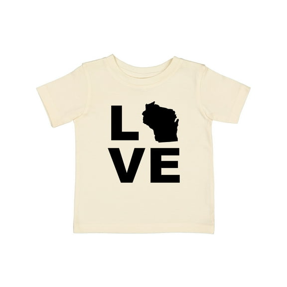 Inktastic Love Wisconsin Boys or Girls Baby T-Shirt