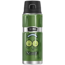 Rick and Morty Im Pickle Rick THERMOS STAINLESS KING Stainless Steel Drink Bottle, Vacuum insulated & Double Wall, 24oz