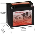 thumbnail image 2 of Harley-Davidson 65989-97A Compatible Battery by SigmasTek STX20L-BS 270 CCA, 2 of 5