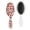 White-180, variant on Coffee Cute Peach Hair Brush, Smoked Sausage Meat Vintage Retro Design Detangling Paddle Brush, Kawaii Fruit Minimalist Style, Pastel Fruit and BBQ Food Pattern