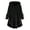 Black, variant on cllios Fleece Hoodies for Women Sherpa Plush Solid High Low Sweatshirt Fuzzy Long Sleeve Button Oversized Pullover Top