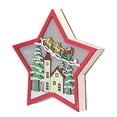 thumbnail image 1 of Christmas Star Decoration, Not Easy To Fade Beautiful Wooden Star Shaped Ornament Interesting For Home For Dining Table ANGGREK Cocina, Decoración y Otros, 1 of 5
