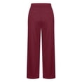 thumbnail image 5 of Staki Flare Leggings for Women Girls Flare Leggings Kids Bell Bottom High Waisted Dance Yoga Flared Pants 6-10Y 11-15Y(Brick Red,14-15 Years), 5 of 5