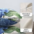 thumbnail image 4 of Blue Hydrangea Pillow Covers 20x20 Set of 2 Spring Summer Decorative Pillow Covers Flower Throw Pillow Case Square linen Cushion Case for Outdoor Living Room Couch Sofa, 4 of 6