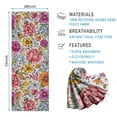 thumbnail image 2 of Pioneer Flower Floral Print Pattern Hot Yoga Mat Towel Non Slip for Hot Yoga - Quick-Drying Yoga Mat Cover with 4 Corner Pockets with Travel Bag - Hot Yoga Towel Non Slip 74"x26", 2 of 6