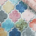 thumbnail image 6 of SAFAVIEH Phoenix Aleta Geometric Area Rug, Blue/Red, 6'7" x 6'7" Square, 6 of 8