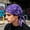 Purple, variant on Unisex Quick Drying Liner Bandana Moisture Wicking Adjustable Tie Back UV Protection Head Wrap for Cycling Outdoor Sports(Black,58cm)