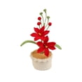 thumbnail image 2 of Handmade Home Decoration Yarn Weaving Simulated Flower Desktop Bonsai, 2 of 6