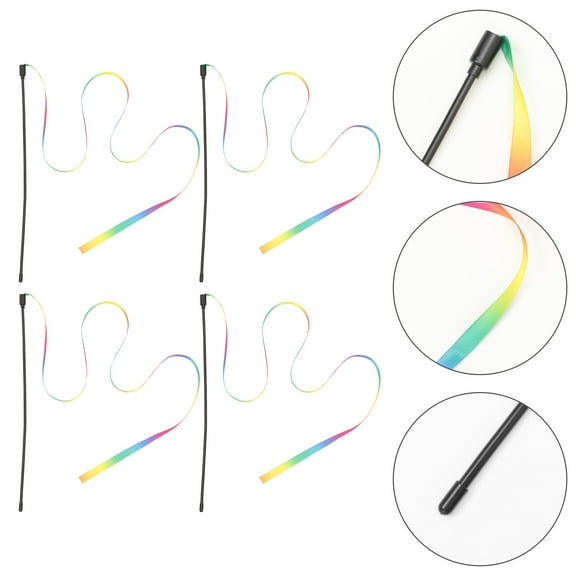CTIRCHIU Interactive Kitten Toys Rainbow 4Pcs 15.1x0.2x46.5In